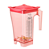 Complete polycarbonate jar 62100R red