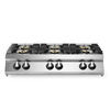 Κουζίνα αερίου 6 φλόγ. (1x3,5kW+5x6kW) επιτραπ. R70/120PCG/T ROC700