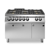 Κουζίνα αερίου 6 φλόγ. (4x5,5kW+2x7,5kW εμάγε τάσια) με ηλεκ. φούρνο convection 2/1 6kW R90/120CFGEBV ROC900