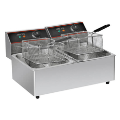 Electric countertop fryer 2x6L KROBE