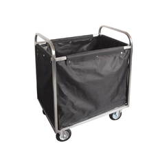 Τρόλεϊ ακάθαρτου ιματισμού ανοξείδωτο 700x500x880