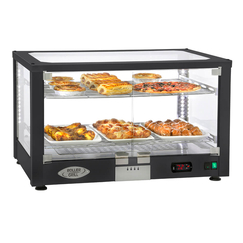 Βιτρίνα θερμαινόμενη ROLLER GRILL WD780SN μαύρη