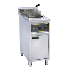 High-power 16 L electric deep fryer with oil filtration system