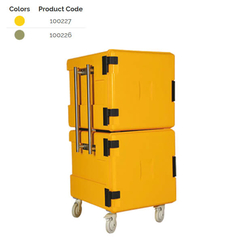 AVATHERM Thermobox 2x180L 600X2 DOUBLE 100227 κίτρινο