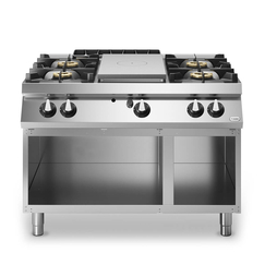 Solid top αερίου 7kW & 4 φλόγ. (1x6kW+3x10kW) με ανοικτή βάση R90/120TPPGF/A ROC900