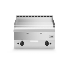 Εστία-πλατό αερίου 10,4kW διπλή λεία επιφ. χρωμίου επιτραπ. F60/60FTG/CL/T FUN600