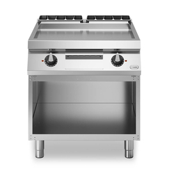 Εστία-πλατό ηλεκτρ. 10,8kW μονή λεία επιφ. χρωμίου με ανοικτή βάση R70/80FTE/CL/A ROC700