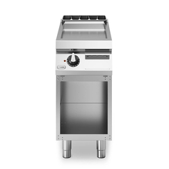 Εστία-πλατό ηλεκτρ. 5,4kW μονή λεία επιφ. χρωμίου με ανοικτή βάση R70/40FTE/CL/A ROC700