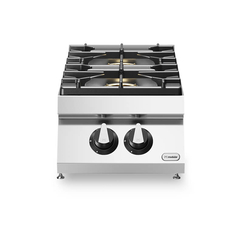 Κουζίνα αερίου 2 φλόγ. (5,5kW+7,5kW εμαγέ τάσια) επιτραπ. R90/40PCGB/T ROC900