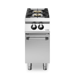 Κουζίνα αερίου 2 φλόγ. (6kW+10kW) σε βάση με πόρτα R90/40PCG/P ROC900