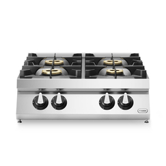 Κουζίνα αερίου 4 φλόγ. (1x6kW+3x10kW) επιτραπ. R90/80PCG/T ROC900