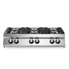 Κουζίνα αερίου 6 φλόγ. (1x3,5kW+5x6kW) επιτραπ. R70/120PCG/T ROC700
