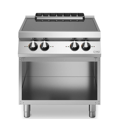 Κουζίνα επαγωγική 4 ζώνες (4x5kw) με ανοικτή βάση R90/80IND/A ROC900