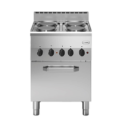 Κουζίνα ηλεκτρική 4 εστίες (4x2kw) με ηλεκ. φούρνο με αέρα 2/3 3kw F60/60CFE FUN600