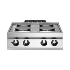 Κουζίνα ηλεκτρική 4 στρογγ. εστίες (4x2,6kw) επιτραπ. R70/80PCE/T ROC700