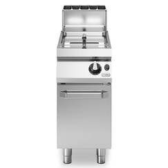 Φριτέζα αερίου 1x13L σωλην. καυστ. 12kW σε βάση με πόρτα R90/40FRGV/1V13/P ROC900