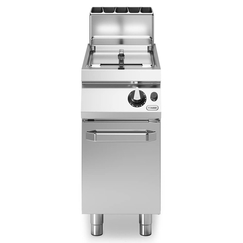 Φριτέζα αερίου 1x22L σωλην. καυστ. 20kW σε βάση με πόρτα R90/40FRGV/1V22/P ROC900
