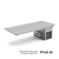 Refrigerated drop-in cold plate 6 GN-1/1 PF6G-GI