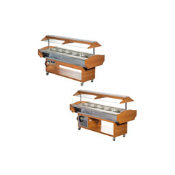 Θερμαινόμενα buffet και ψυχόμενα salad bars