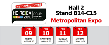 We participate at HORECA 2018