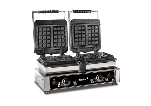 Συσκευή για βάφλες διπλή ItalStar ITAL0018