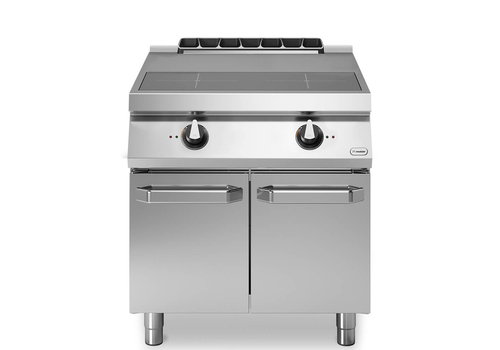 Κουζίνα επαγωγική 2 ζώνες (2x3,5kW) οριζ. διάταξη σε βάση με 2 πόρτες R70/80INDH/P ROC700