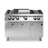 Gas solid top, 4 burners, gas oven R70/120TPPFGF/P ROC700