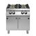 Gas range pressed worktop, 4 burners, on cabinet with doors R90/80PCG/P ROC900