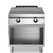 Induction plate, 2 horizontal cooking zones, on open cabinet R70/80INDH/A ROC700