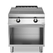 Induction plate, 2 horizontal cooking zones, on open cabinet R90/80INDH/A ROC900