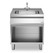 Neutral unit with sink, on open cabinet R70/80LA/A ROC700
