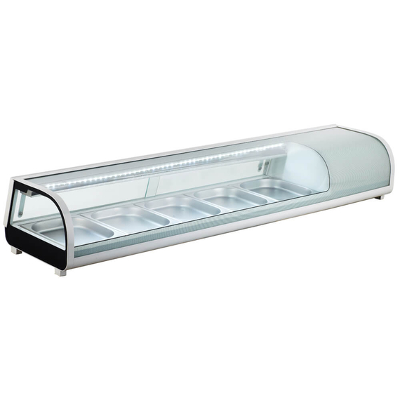 Βιτρίνα sushi 132L ITALSTAR με 5 θέσεις GN 1/2