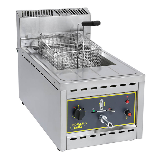 Φριτέζα αερίου επιτραπέζια 12LT RFG12B 8KW Roller Grill