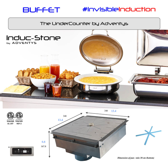 Επαγωγική εστία Induc’Stone