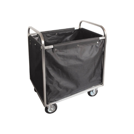 Τρόλεϊ ακάθαρτου ιματισμού ανοξείδωτο 700x500x880