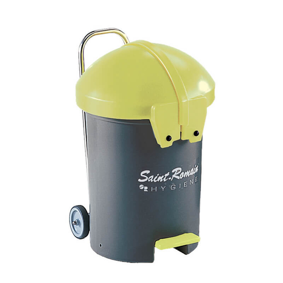 Κάδος απορριμμάτων 110L κίτρινος
