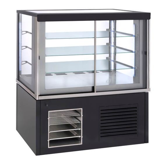 Βιτρίνα ψυχόμενη πανοραμική ROLLER GRILL FSC 1200 (πίσω όψη)