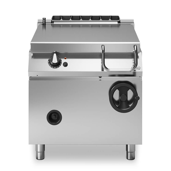 Ανατρεπόμενο τηγάνι αερίου 80L χειροκίνητο AISI 304 R90/80BRG/80Χ/S ROC900