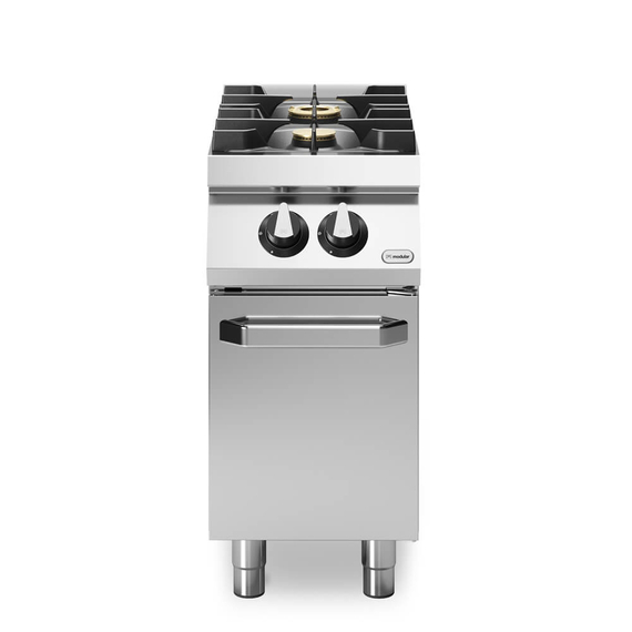 Κουζίνα αερίου 2 φλόγ. (3,5kW+6kW) σε βάση με πόρτα R70/40PCG/P ROC700