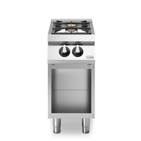 Κουζίνα αερίου 2 φλόγ. (5,5kW+3,7kW εμαγέ τάσια) με ανοικτή βάση R70/40PCGB/A ROC700