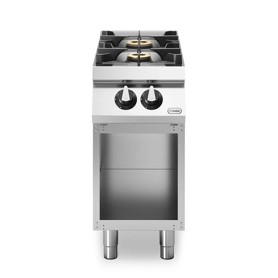 Κουζίνα αερίου 2 φλόγ. (6kW+10kW) με ανοικτή βάση R90/40PCG/A ROC900