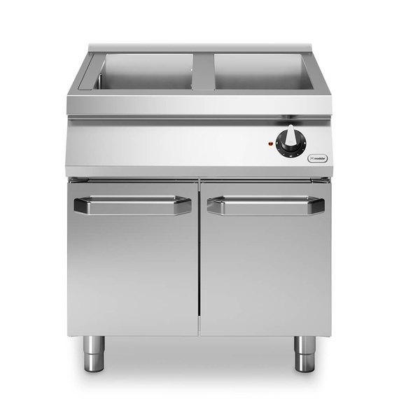 Electric bain marie, on cabinet with doors R70/80BME/P ROC700