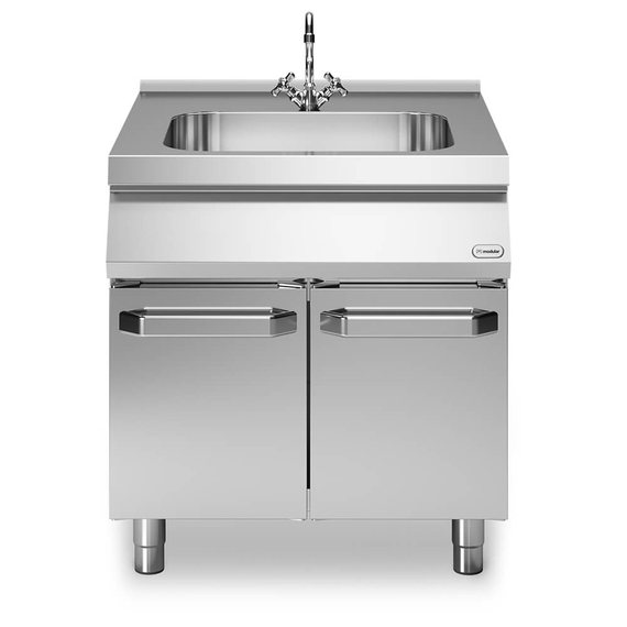 Neutral unit with sink, on cabinet with door R70/80LA/P ROC700