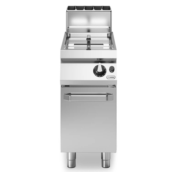 Φριτέζα αερίου 1x13L σωλην. καυστ. 12kW σε βάση με πόρτα R70/40FRGV/1V13/P ROC700