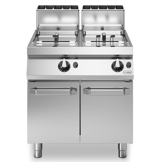 Gas fryer, 2 wells 13+13L R70/80FRGV/2V13/P ROC700