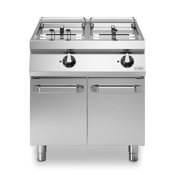Electric fryer, 2 wells 13+13L R70/80FRER/2V13/P ROC700